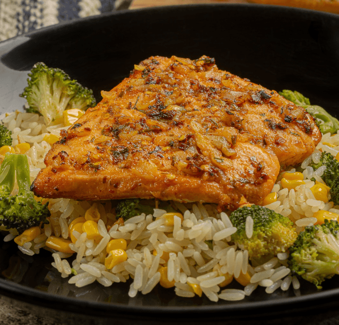 Salmon Ajo Y Limon