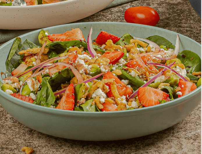 Strawberry Crunchy Salad