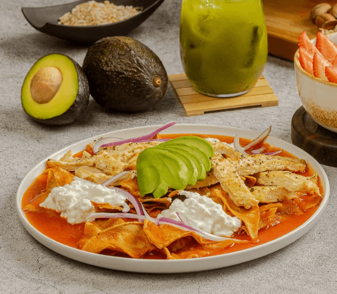 Chilaquiles Fit Pollo